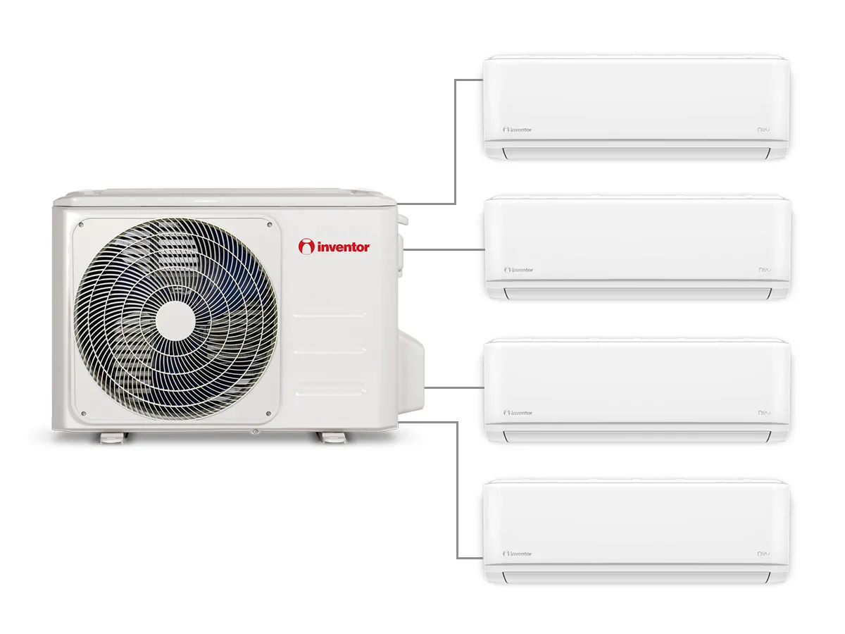Unitate exterioară split INVENTOR 36000 BTU U5MRSL(4)-36 R32 4 conexiuni