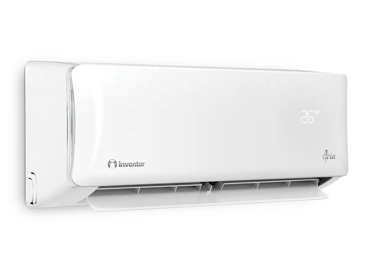 Unitate interioară a conditionerului INVENTOR ARIA, vedere din partea stânga