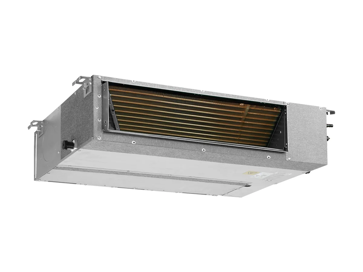 Unitate interioara a aparatului de aer conditionat tip conducta INVENTOR, vedere din partea stanga