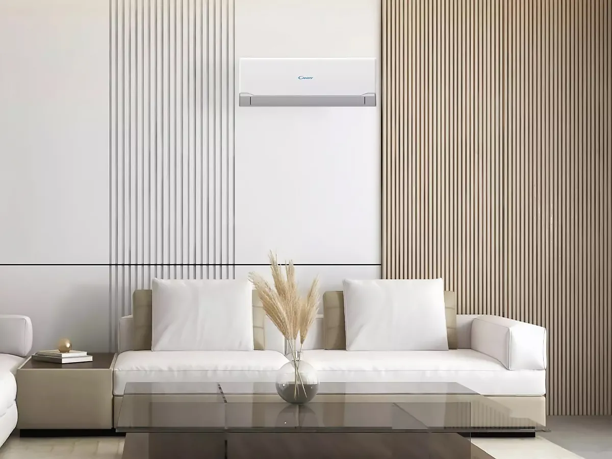 Aparatul de aer condiționat CANDY DC Inverter R32 ACI-HRR în interior / în amenajare