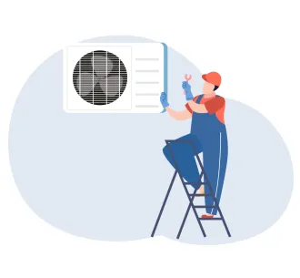 Instalarea unitatii exterioare 24000 BTU