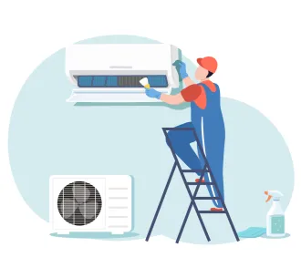 Profilaxia aparatului de aer conditionat de tip split 12000 BTU