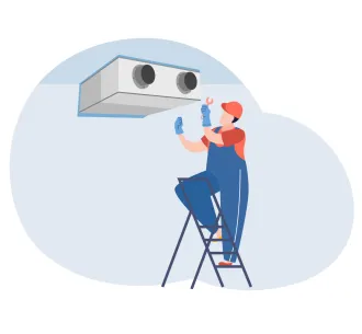 Instalarea recuperatorului de caldura de uz casnic pana la 400 m.cub. 