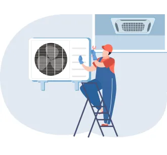 Instalarea unitatii exterioare de tip caseta 36000 BTU