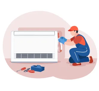 Demontarea unitatii interioare de tip consola 12000 BTU