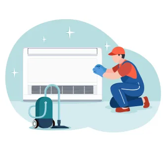 Profilaxia aparatului de aer conditionat de tip consola 24000 BTU