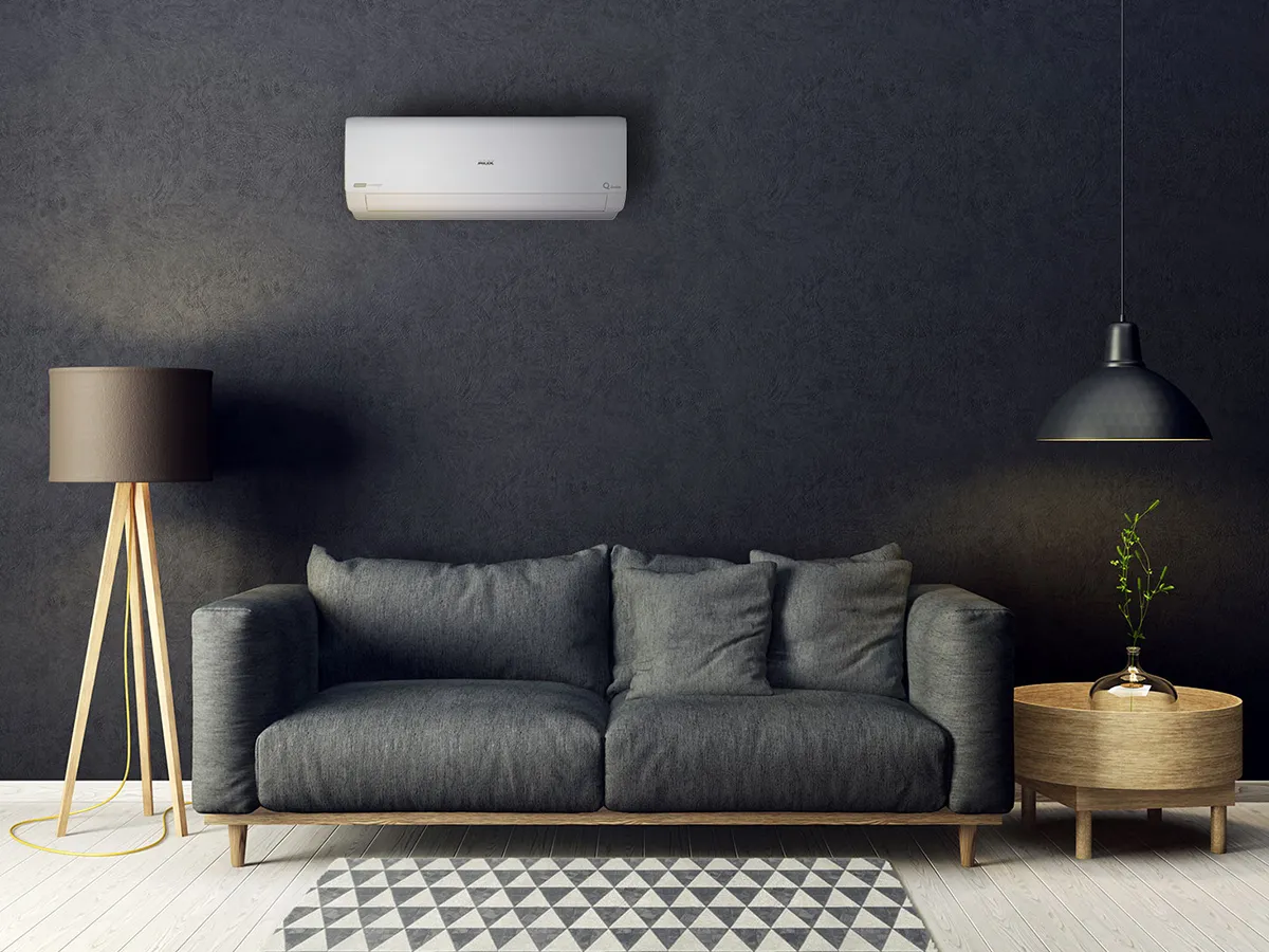 AUX Q-Series Inverter R32 ASW-H09B5B4/QCR3DI-C0 9000 BTU, în interior
