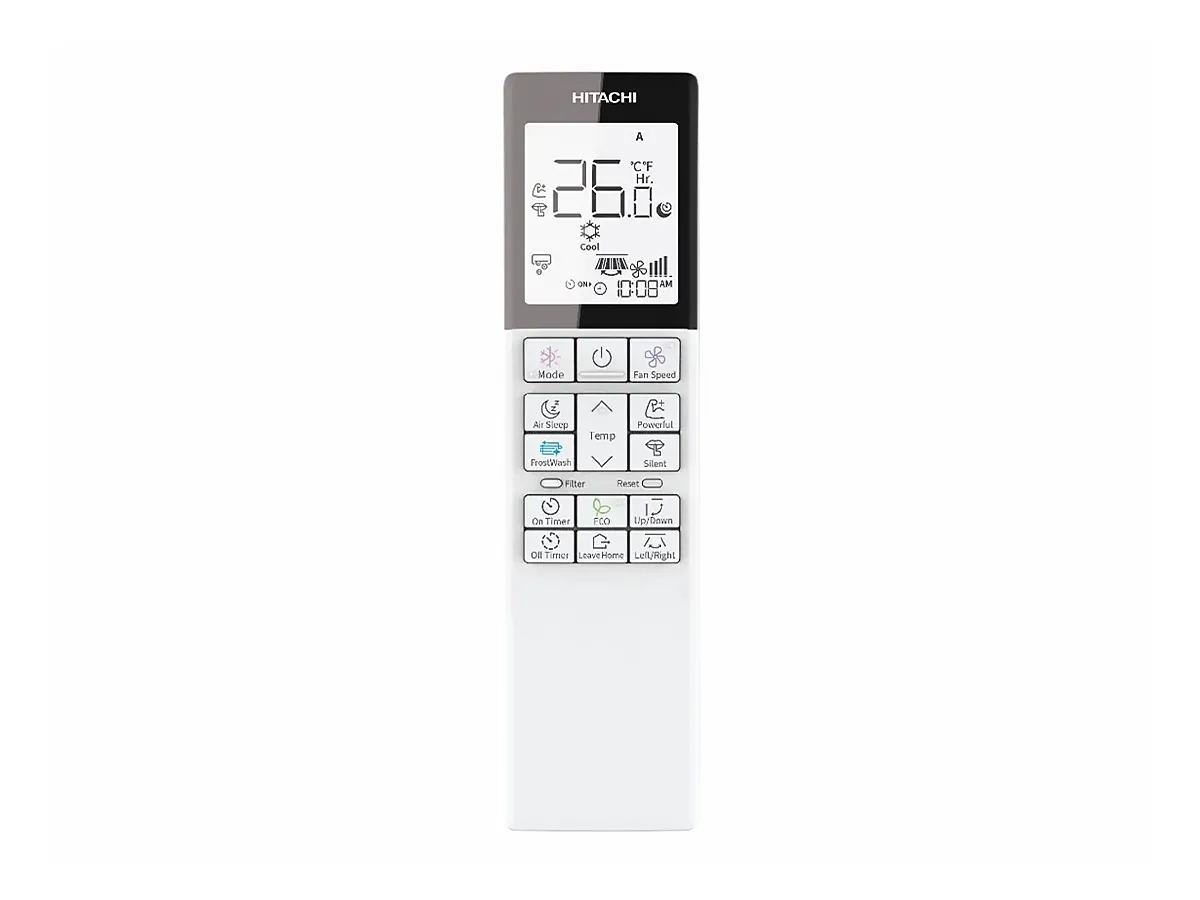 Telecomandă pentru conditioner Hitachi Inverter R32 Airhome 400 RAK-DJ35RHAE+RAC-DJ35WHAE 12000 BTU