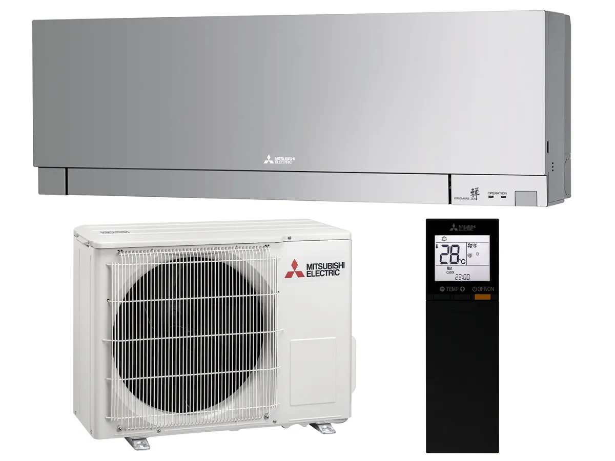 Кондиционер LUX DESIGN Mitsubishi Electric 12000BTU (жемчужно-серый)