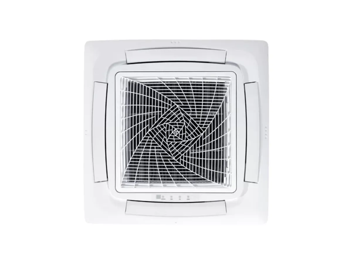 Poza bloc interior caseta Haier 12000BTU, poza de desupt