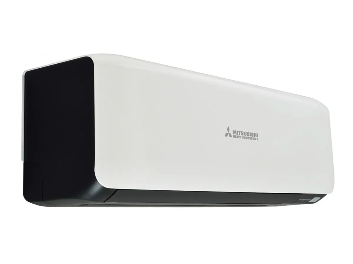 Poza bloc interior  din partea stinga Mitsubishi Heavy Premium Design Inverter R32 SRK25ZSWB/SRC25ZSWB