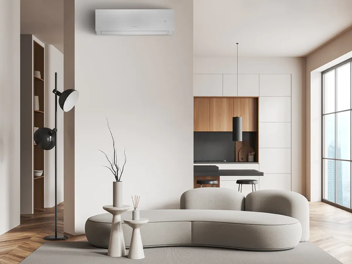 Poza cu blocul interior Gree Clivia Silver 18000 BTU, in interior alb