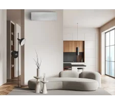 Poza in interior alb a aparatului de aer Conditionat Gree Clivia 24000 BTU