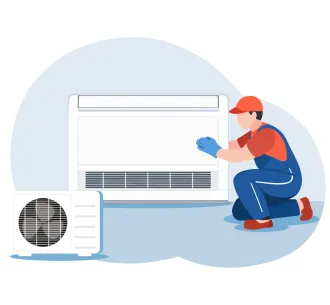 Instalarea standard conditionerelor de tip consola 24000 BTU (6,2 - 7,2 kW)