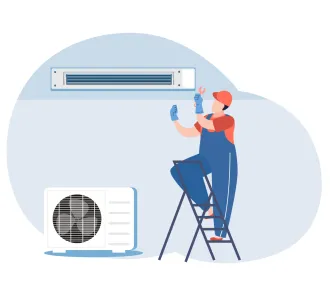 Instalarea standard conditionerelor de tip canal slim 12000 BTU (3,1 - 4,1 kW)