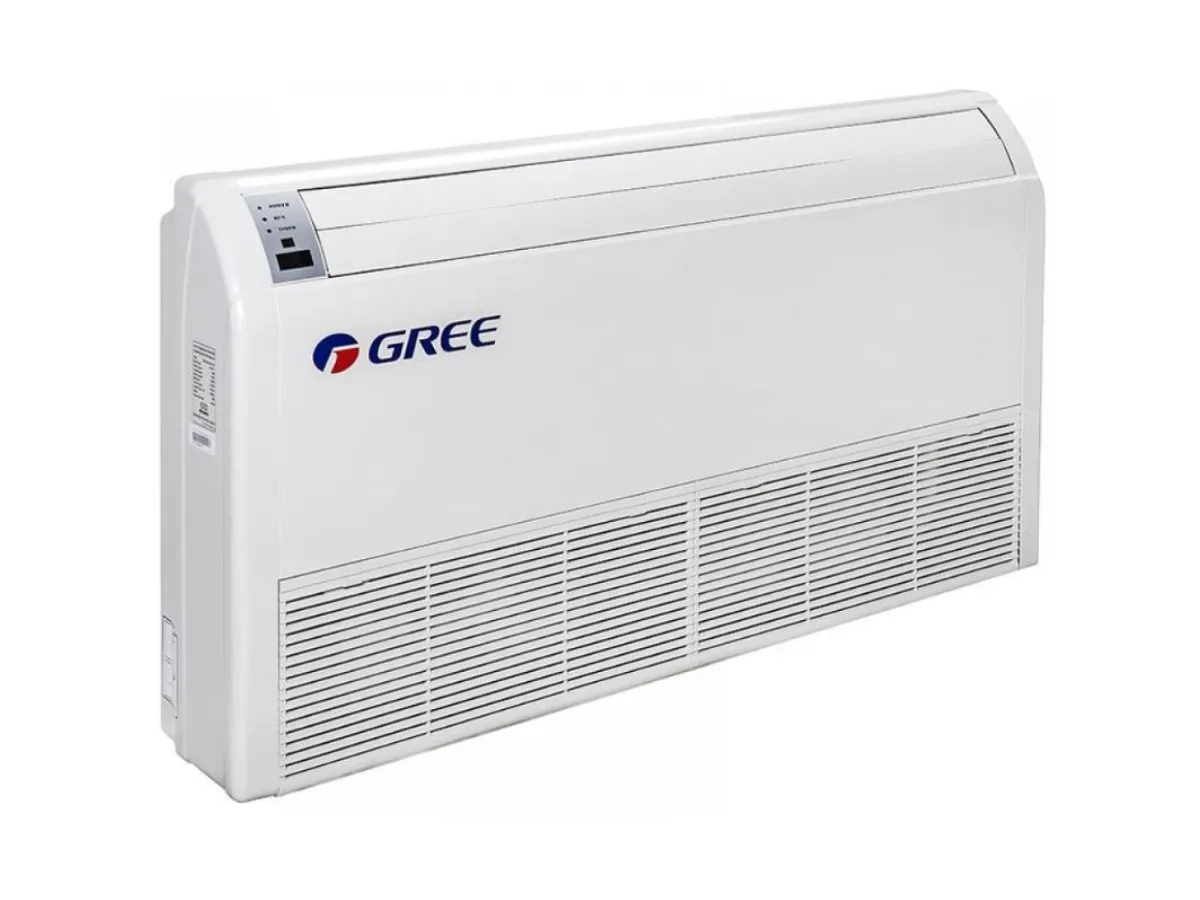 Poza bloc interior conditioner tavan-pardoseala pe partea stinga Gree Inverter R32 seria U-MATCH GUD71ZD-A-T+GUD71W-HhA-T