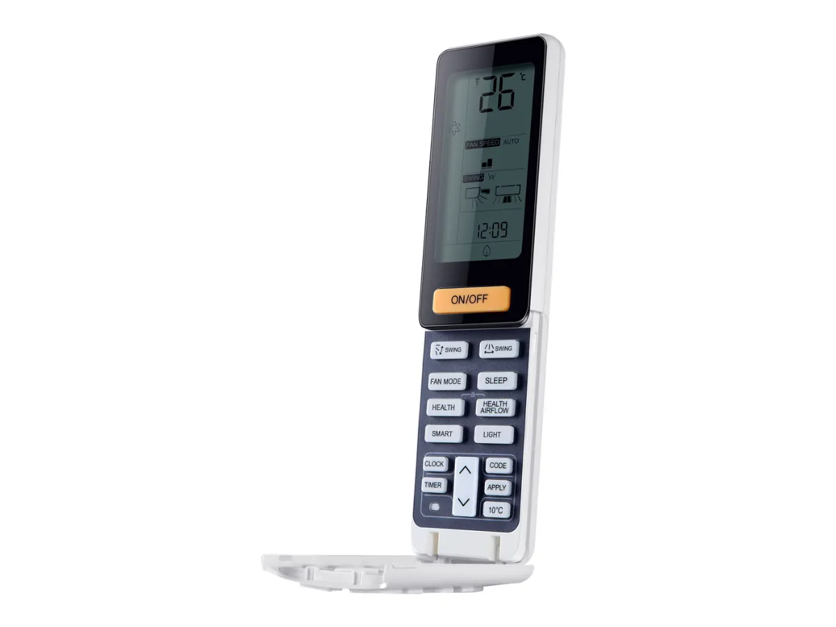 Poza telecomanda deschisa HAIER FLEXIS Plus (white matt) AS35S2SF1FA-WH