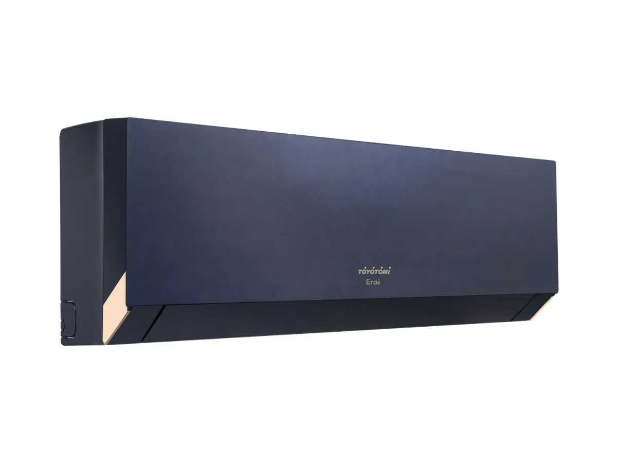 Poza bloc interior din partea stinga Toyotomi ERAI ALL DC Inverter R32 CTN/CTG-371BV 24000 BTU albastru închis
