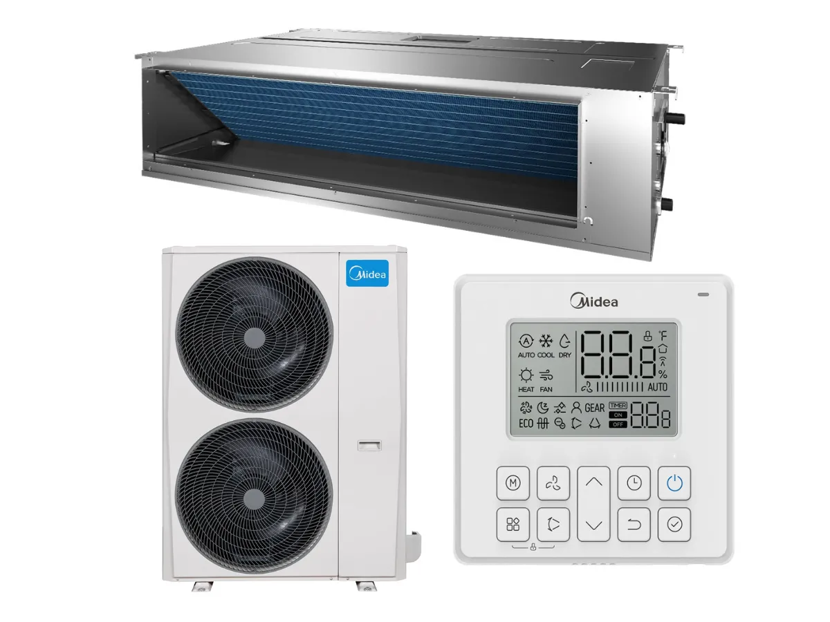 Climatizator inverter de tip canal Midea MTI-55HWFNX-QRD0W(GA)/MOE30U-55HFN8-RRD0W(GA) 60000 BTU