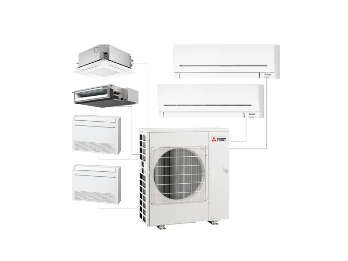 Poza bloc exterior Mitsubishi Electric 1:4 outdoor MXZ-4F83VF