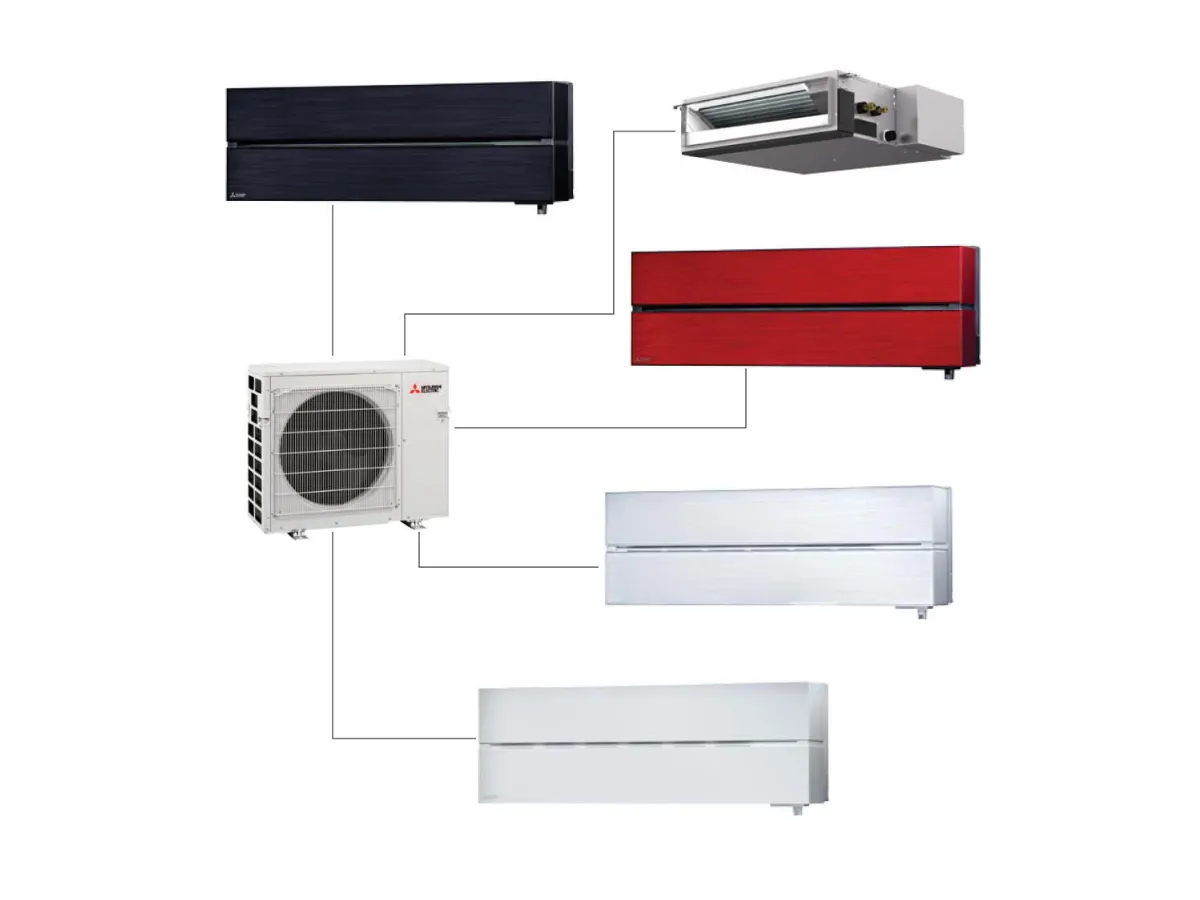 Poza bloc exterior Mitsubishi Electric 1:5 outdoor MXZ-5F102VF