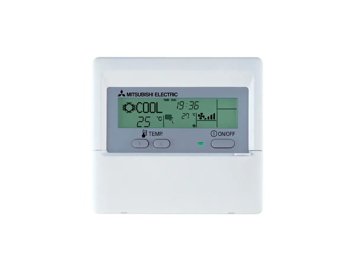 Poza telecomanda de climatizator tip coloană cu inverter Mitsubishi Electric PSA-RP140 KA/PUZ-M140VHA