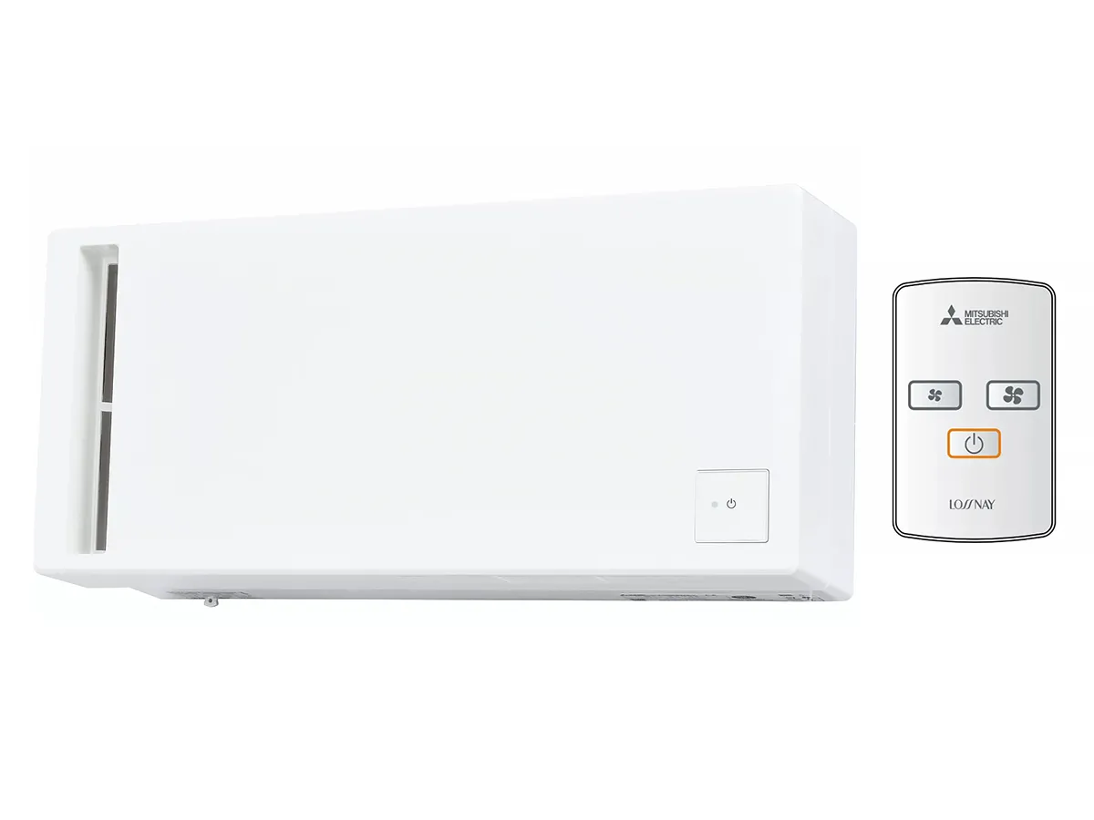 Recuperator de aer cu sistem de ventilație de perete Mitsubishi Electric LOSSNAY VL-50SR2-E (debit de aer 51 m³/h)