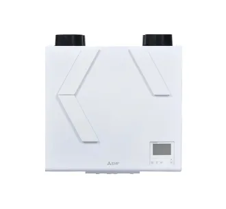 Recuperator de aer cu sistem de ventilație de perete Mitsubishi Electric VL-250CZPVU-L-EG (conexiune pe stânga, debit de aer 250 m³/h)