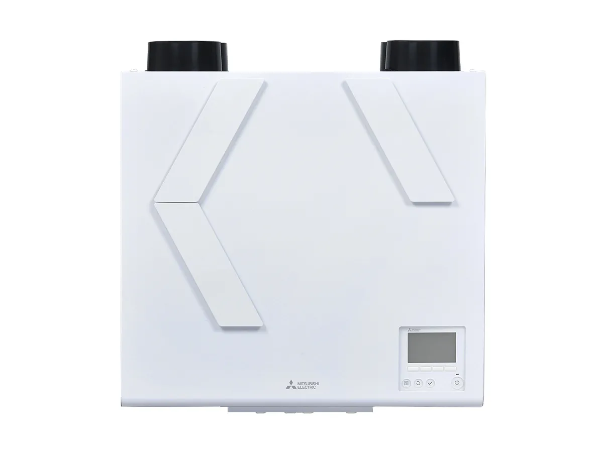 Recuperator de aer cu sistem de ventilație de perete Mitsubishi Electric VL-500CZPVU-L-EG (conexiune pe stânga, debit de aer 500 m³/h)