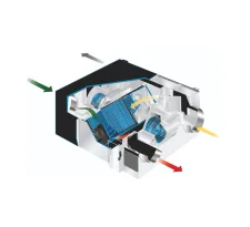 Proiectarea unității de alimentare și evacuare Mitsubishi Electric LGH-200RVX3-E