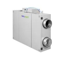 Unitate de ventilație cu recuperare de perete NEOVENT KNP PERFECT 1000, vedere laterală 