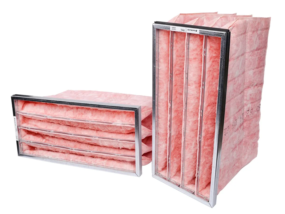 Set de filtre OSTBERG HERU 200-300 S EC (ePM1 65%), vedere laterala