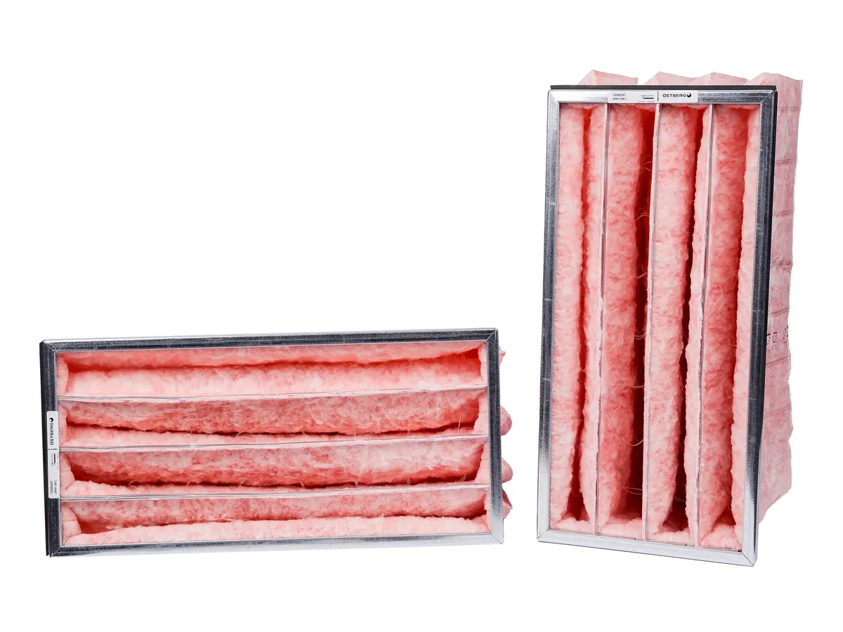 Set de filtre OSTBERG HERU 200-300 S EC (ePM1 65%), vedere frontala