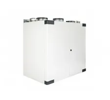 Unitate de ventilație cu recuperare de perete OSTBERG HERU 100 T EC-y2, vedere din partea stânga