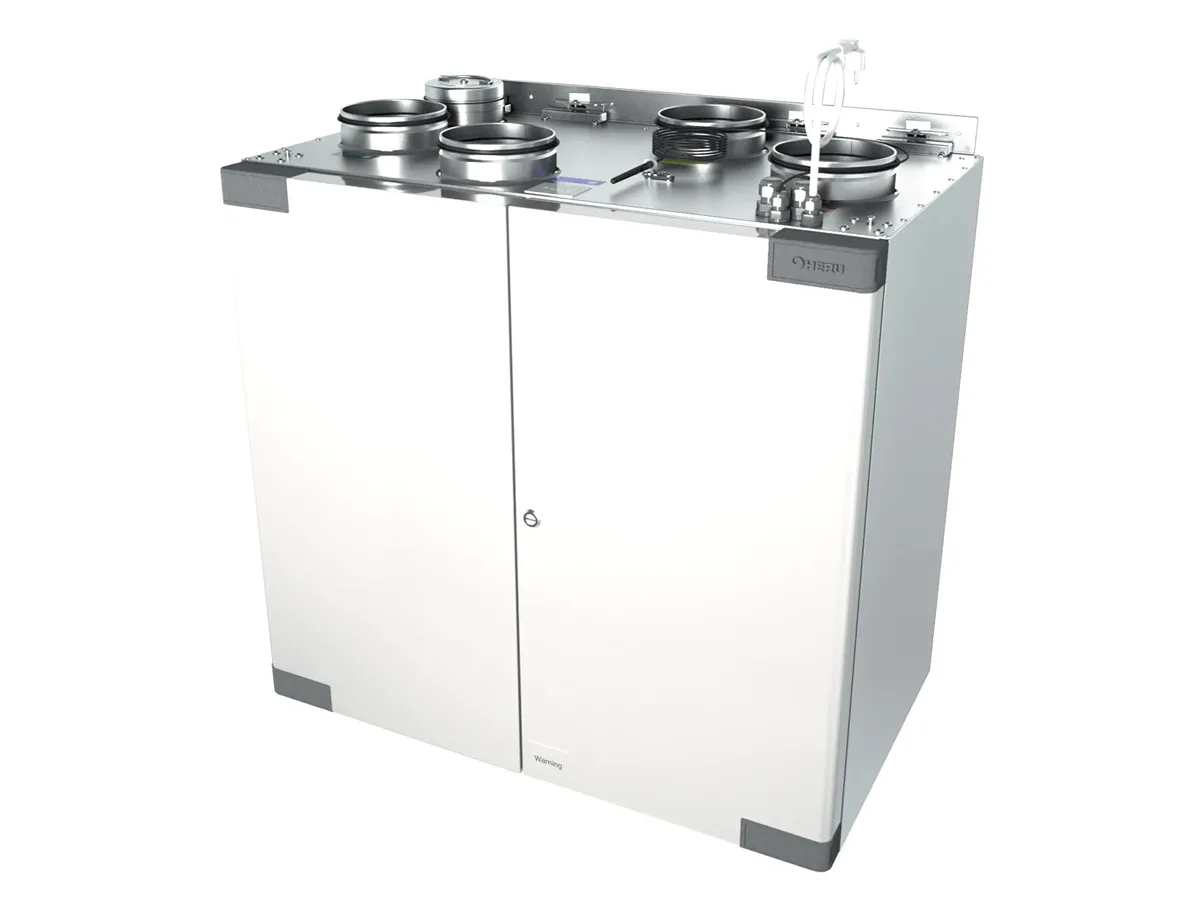 Recuperator de aer cu sistem de ventilație OSTBERG HERU 160 T EC-y2 RE (conexiune pe dreapta, debit de aer 659 m³/h)