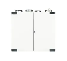 Unitate de ventilație cu recuperare de perete OSTBERG HERU 100 T EC-y2, vedere frontală