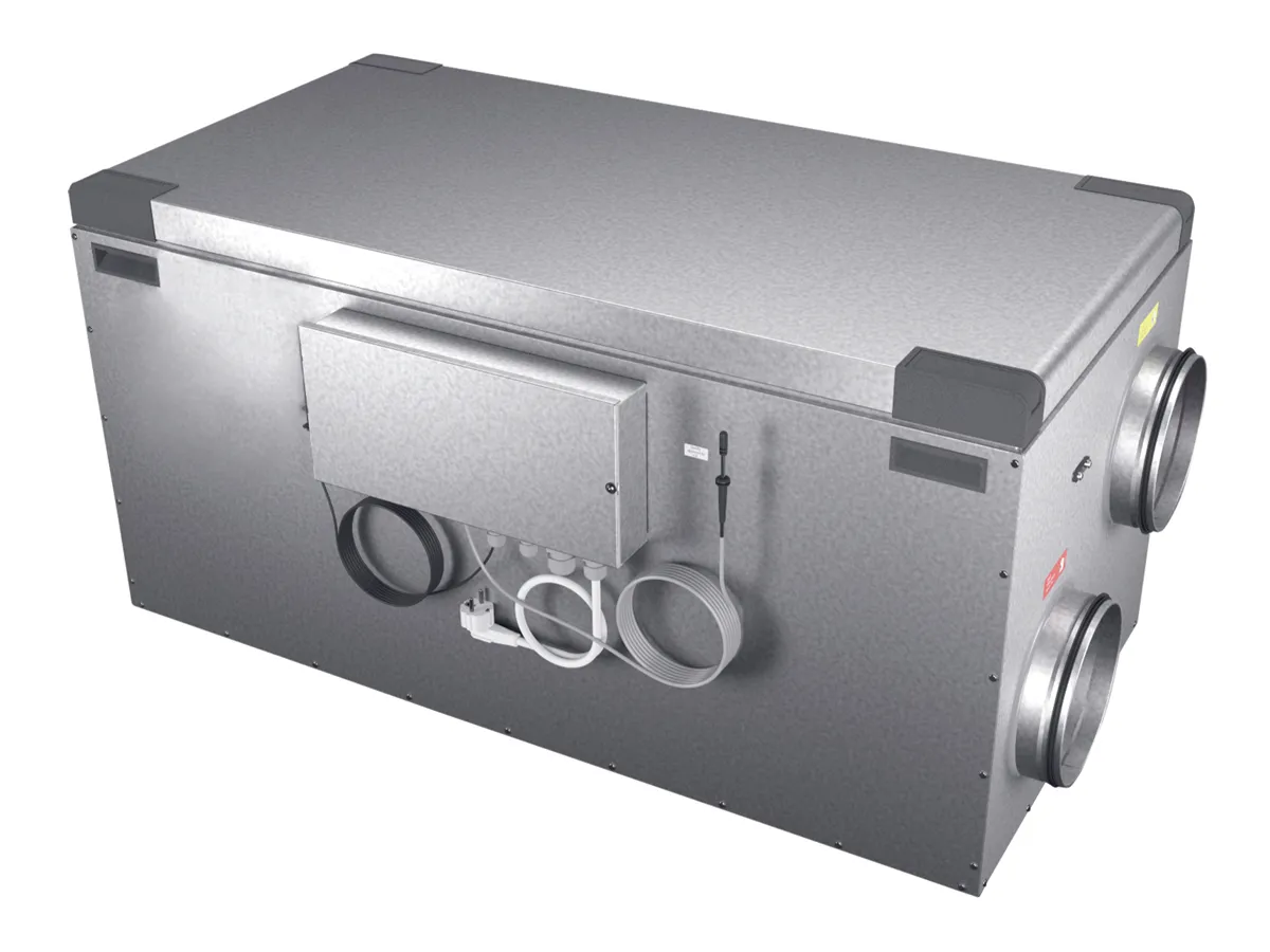 Recuperator de aer cu sistem de ventilație de tip canal OSTBERG HERU 300 S EC-y2 (debit de aer 1192 m³/h)