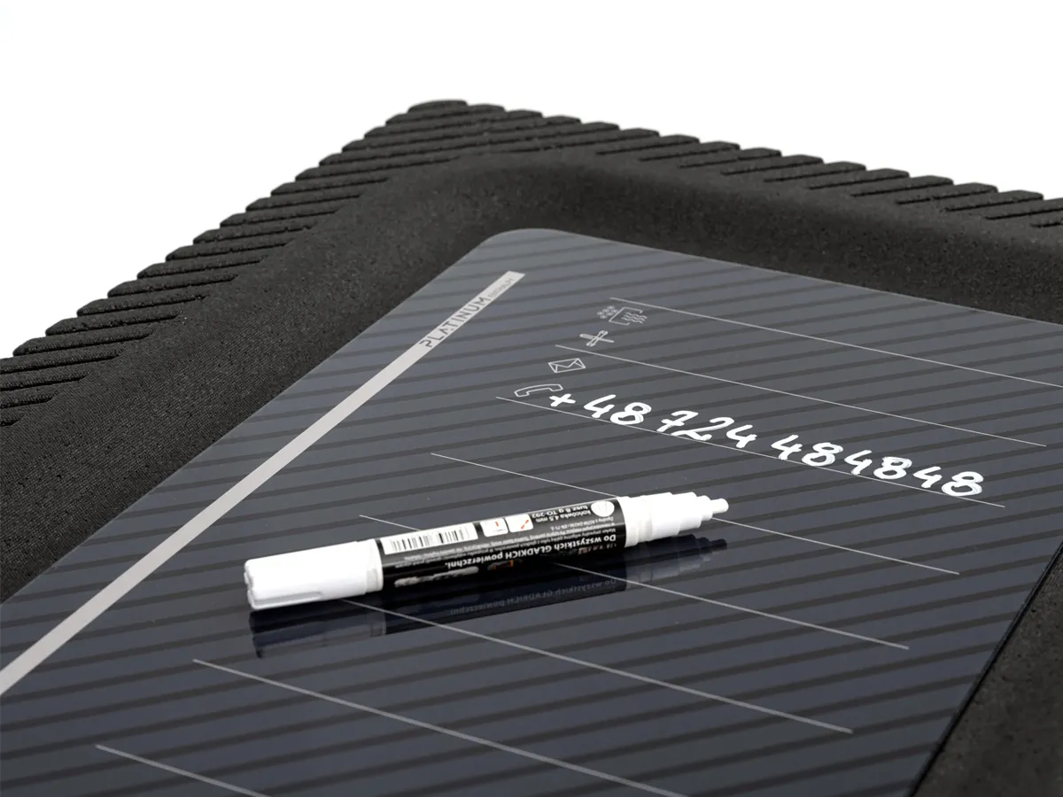 Моющаяся доска для заметок на рекуператоре воздуха с системой вентиляцией Heatpex ARIA VITALE MVHR SILVER