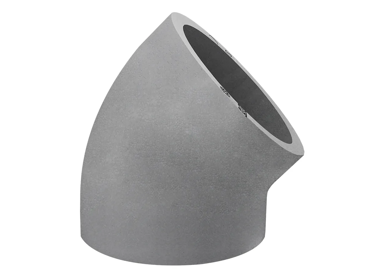 Cot izolat 45° Heatpex ARIA ADURO Ø125 mm pentru ventilație