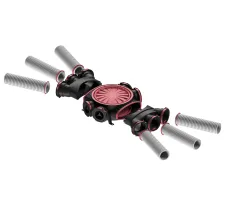 Posibilitatea de conectare a conductelor la cutia de distribuție HEATPEX ARIA CONNECT