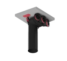 Variantă de montare a plenum box-ului Heatpex CONNECT