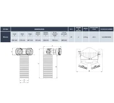 Dimensiunile plenum box-ului Heatpex CONNECT