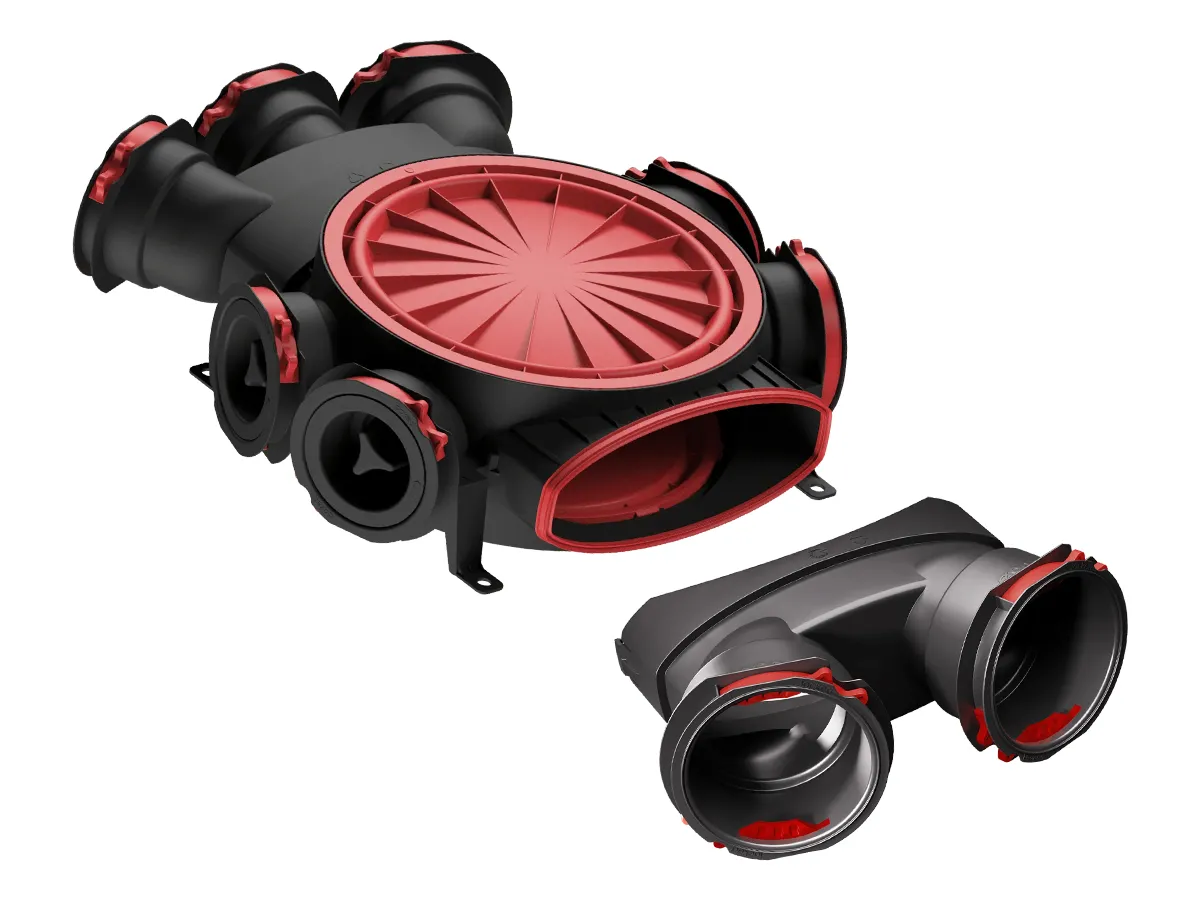 Exemplu de asamblare a cutiei de distribuție HEATPEX ARIA CONNECT