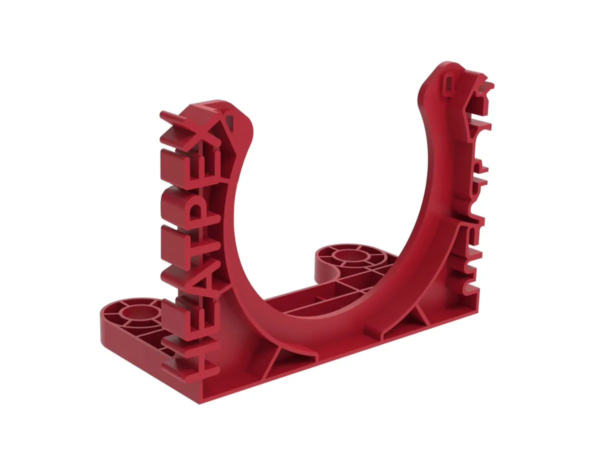 Сlemă pentru țeavă HEATPEX ARIA CONNECT Ø75 mm roșii (100 buc.)