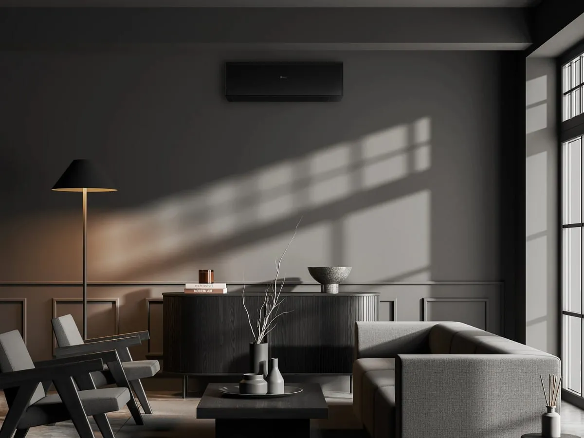 Poza bloc interior HAIER REVIVE 12000 BTU  pe perete 