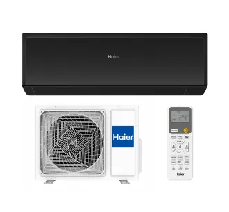 Conditioner HAIER REVIVE 12000 BTU Black  unitate exterioară și interioara 