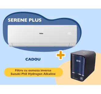 Conditioner HAIER SERENE Plus DC Inverter R32 AS50SDBHRA-MW 1U50KEBFRA-SH Alb mat (Încălzire pana la - 25°C)