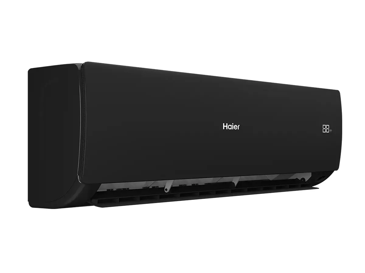 Внутренний блок кондиционера HAIER SERENE Plus DCInverter R32 черный матовый, вид слева