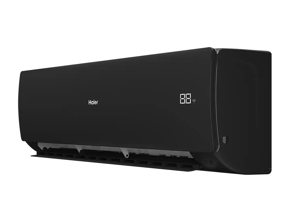 Внутренний блок кондиционера HAIER SERENE Plus DCInverter R32 черный матовый, вид справа