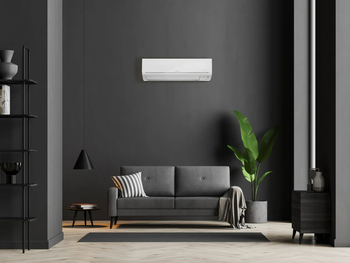 Кондиционер Mitsubishi Electric в комнате